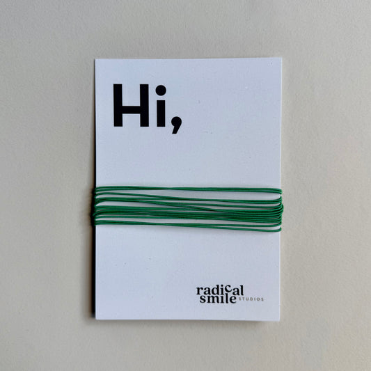 Geschenkband elastic - 1 mm, diverse Farben