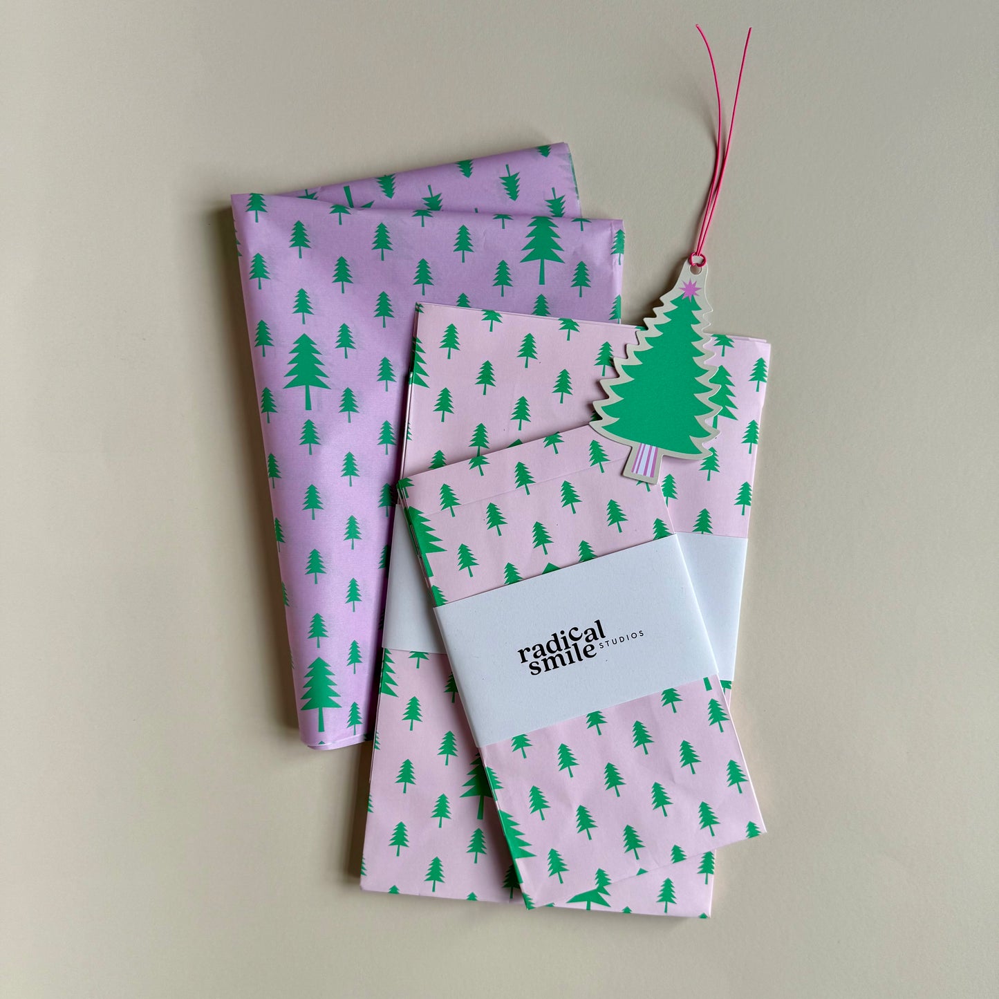 Geschenkanhänger - Tanne