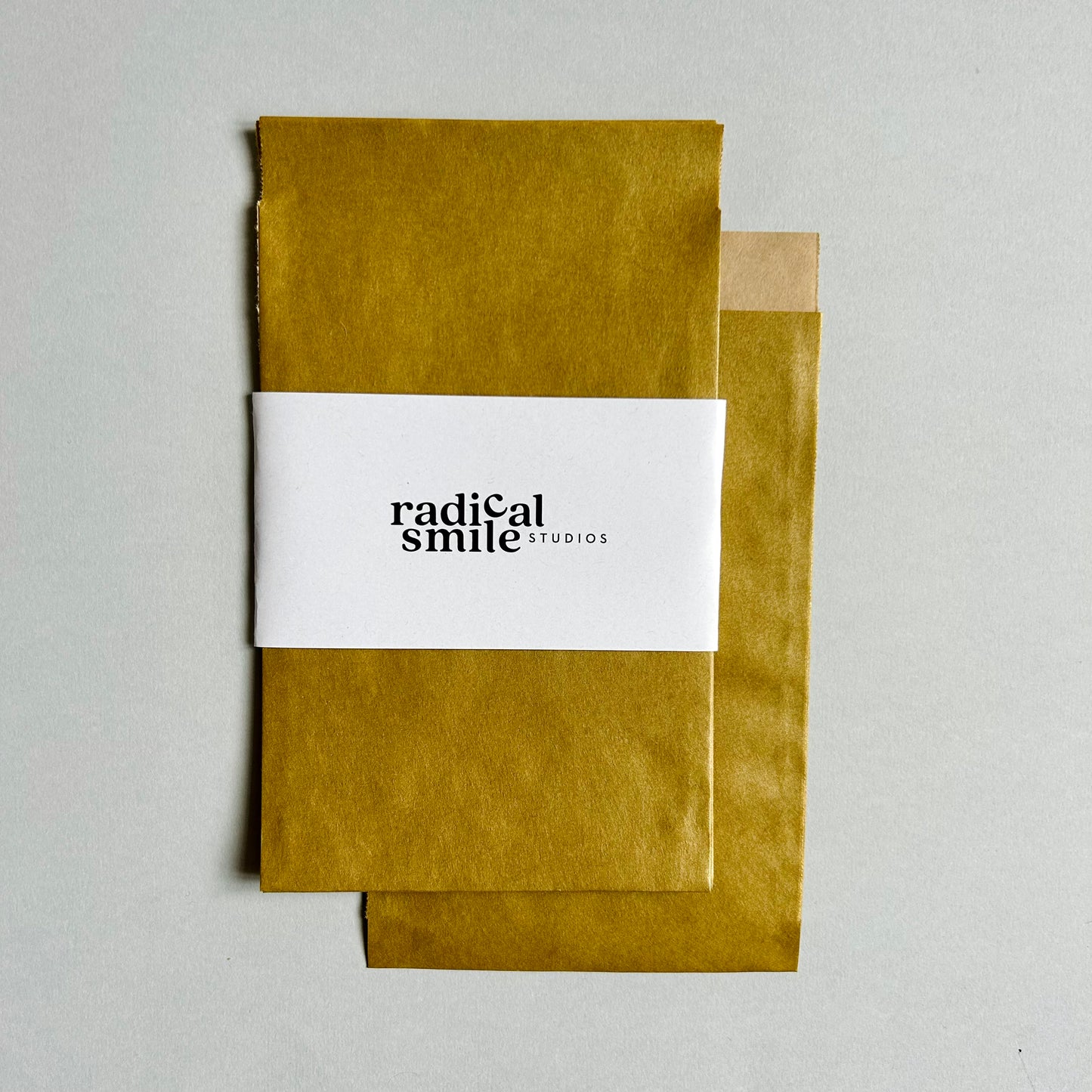 Flatbags - Kraft, gold, diverse Größen