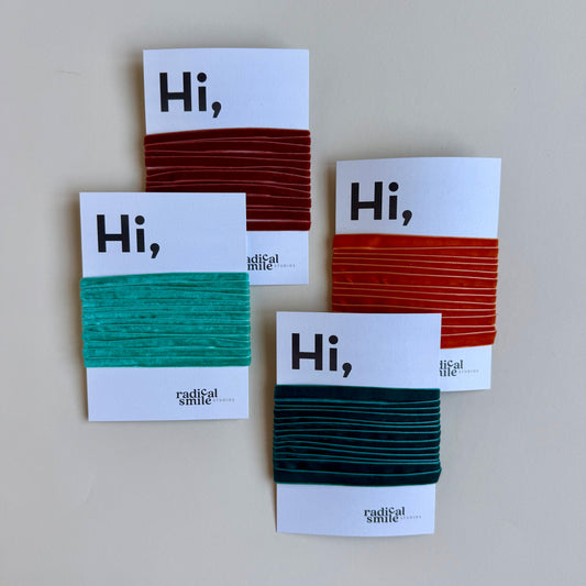Samtband, diverse Farben
