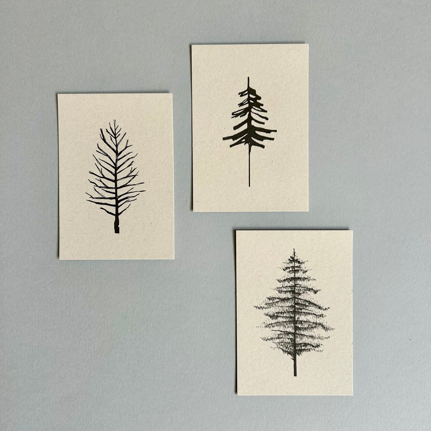 Postkarten mini - Tannen