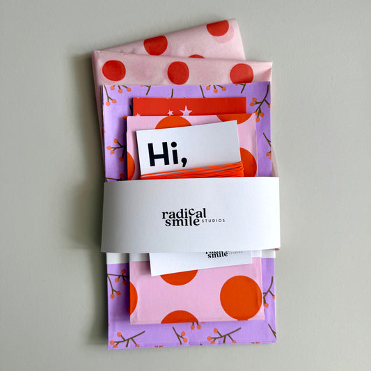 Bundle - Orange Dots