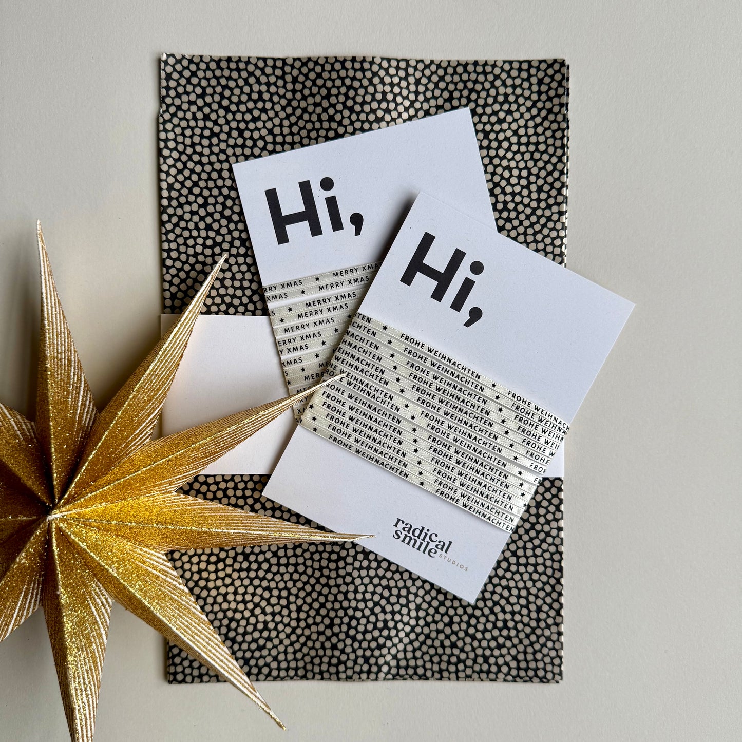 Flatbags -Dots, black/champagner