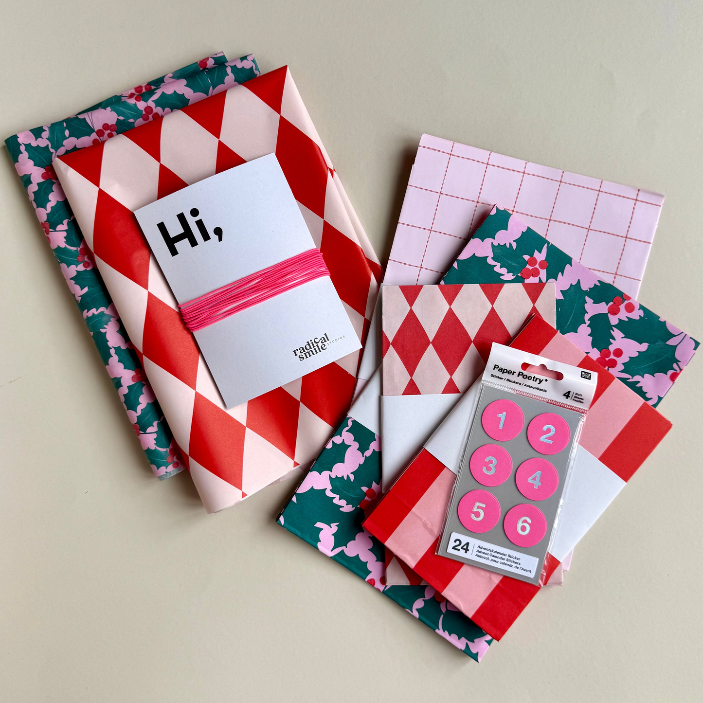 Adventskalender Bundle - Pink Ilex