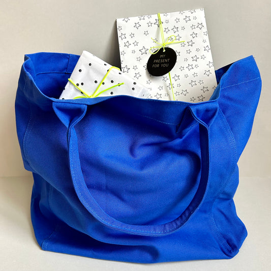 Shopper - cobalt blau uni, B-Ware
