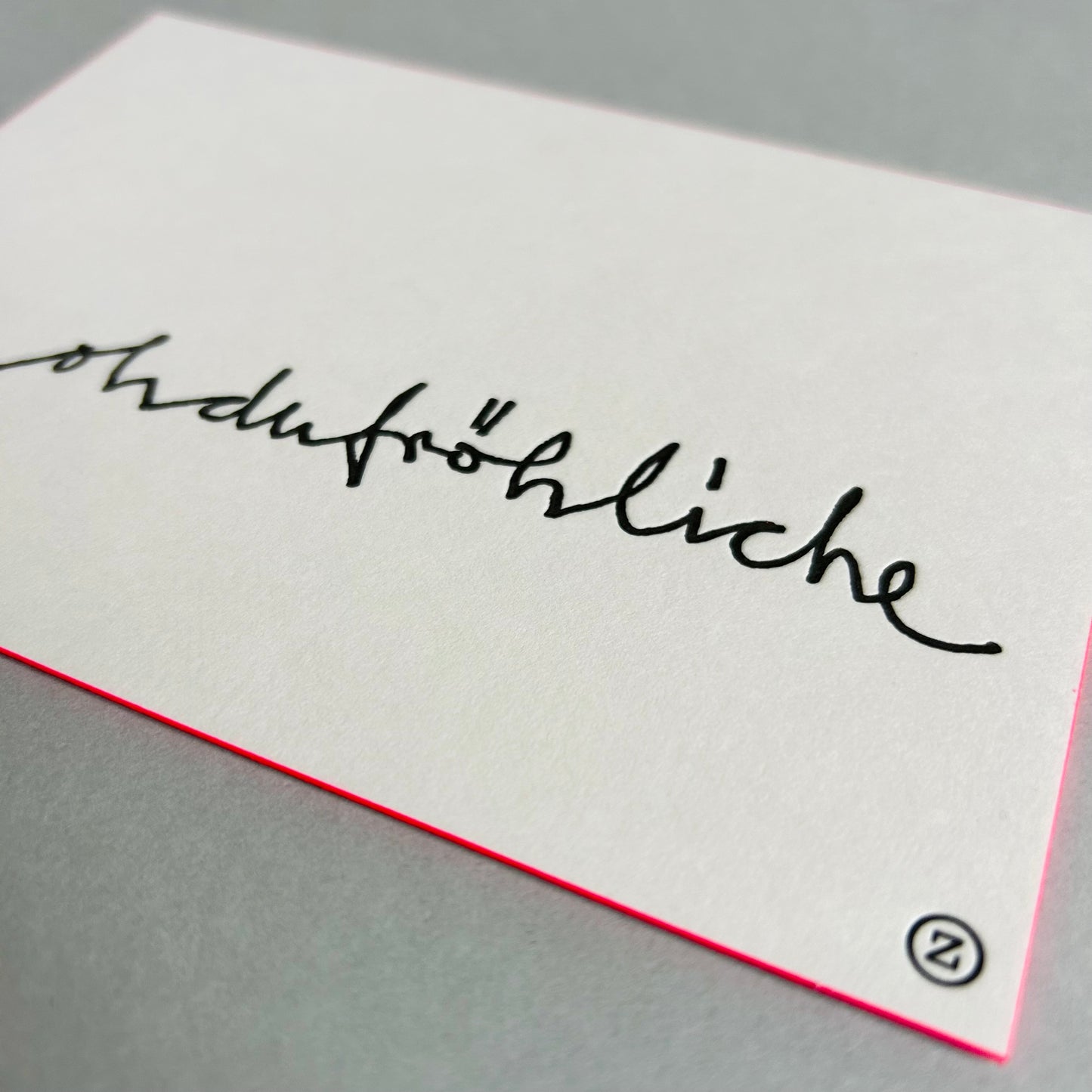 Postkarten - Letterpresse Weihnachten, diverse Motive