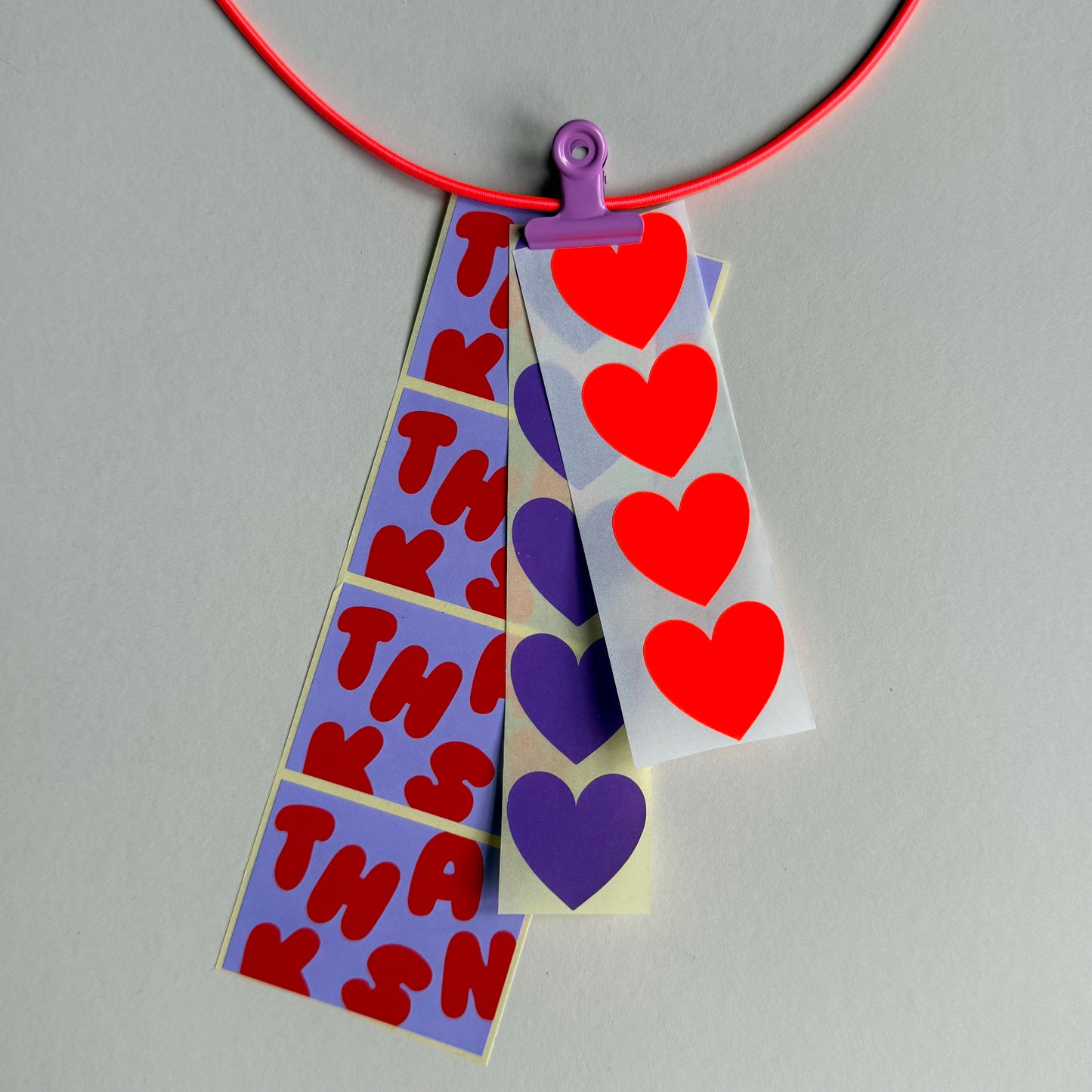 Sticker Set - Thanks & Herzen