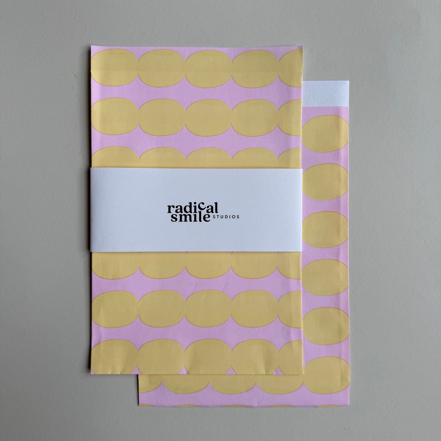 Flatbags - Dots, rosé/hellgelb, diverse Größen