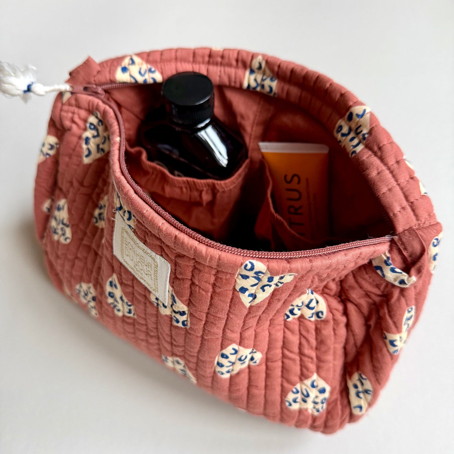 Großer Kulturbeutel - Herzen