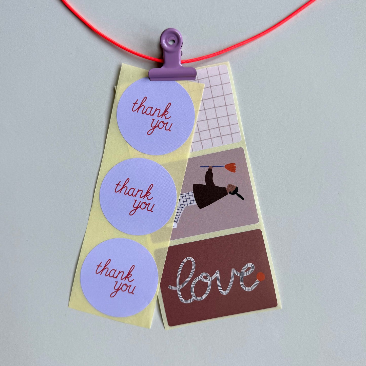 Sticker Set - Love & thank you