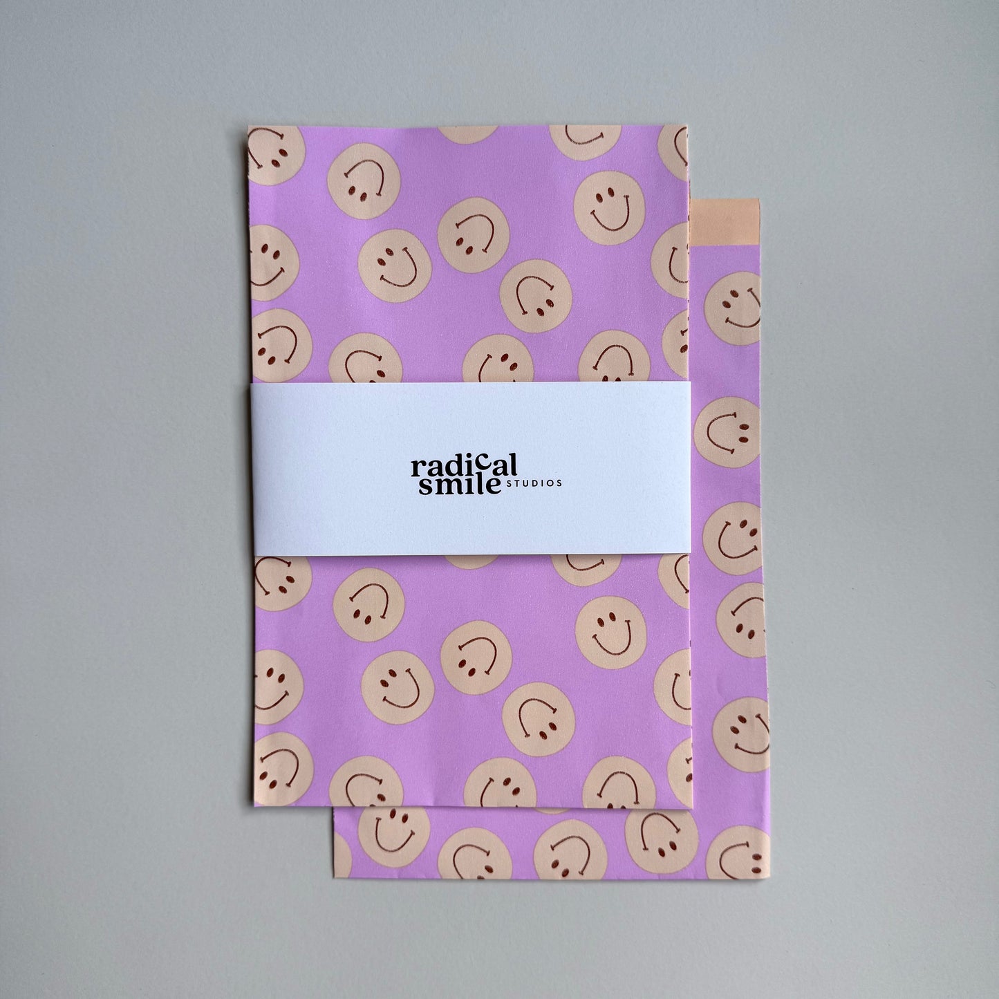 Flatbags - Smileys, rosa/peach