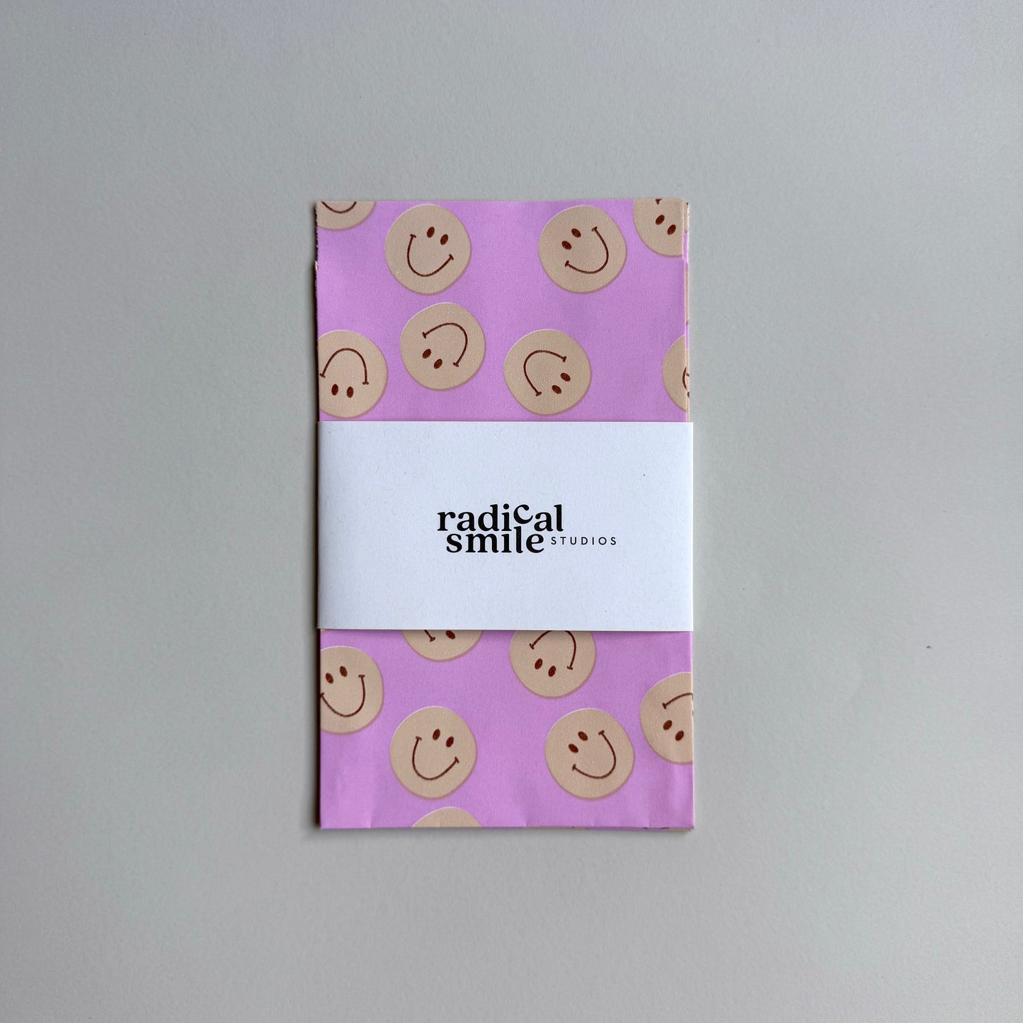 Flatbags - Smileys, rosa/peach