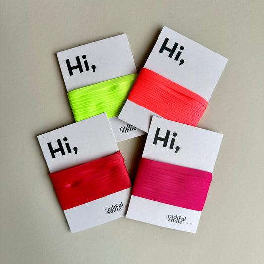 Ripsband dünn, diverse Farben