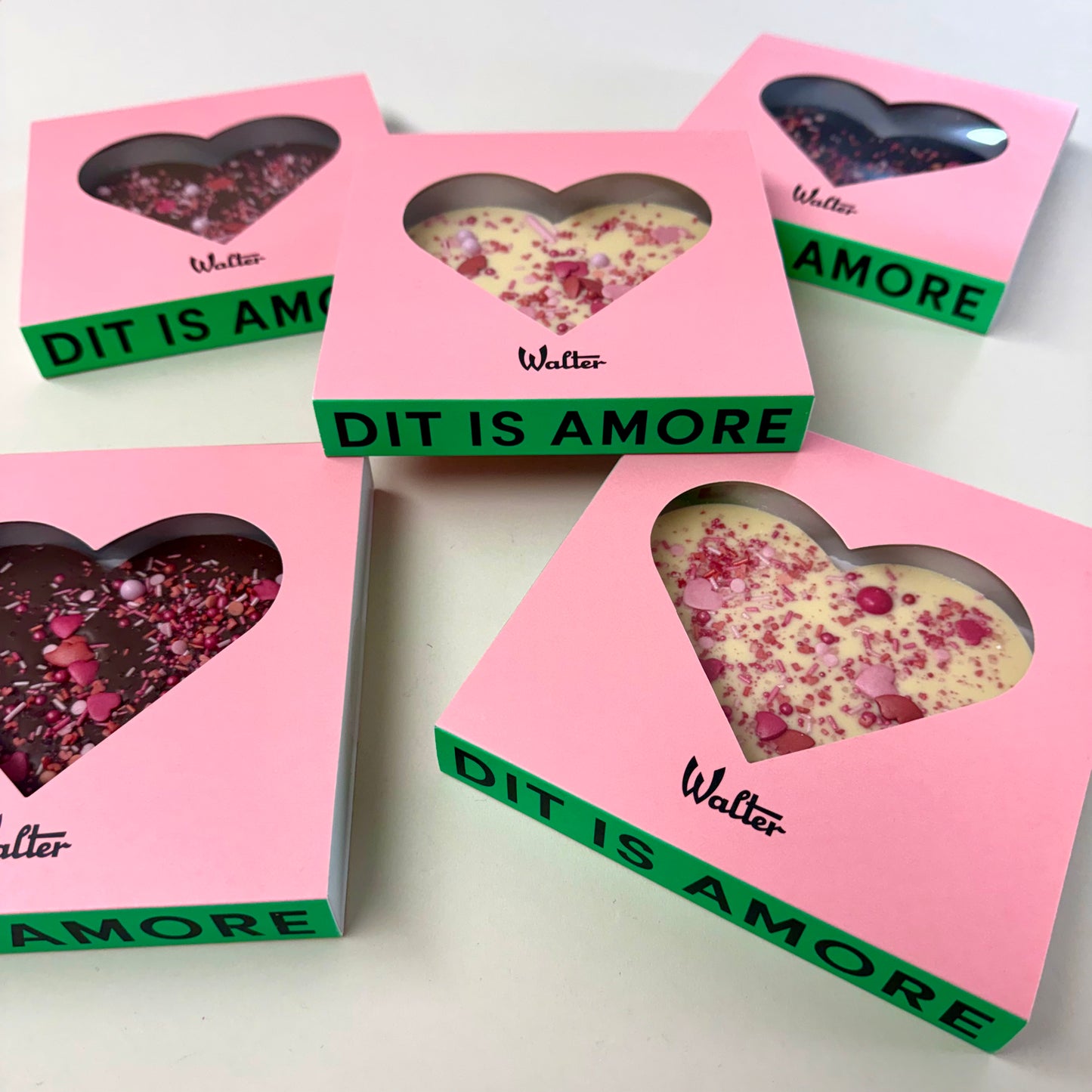 Schokoladenherz - 'DIT IS AMORE'