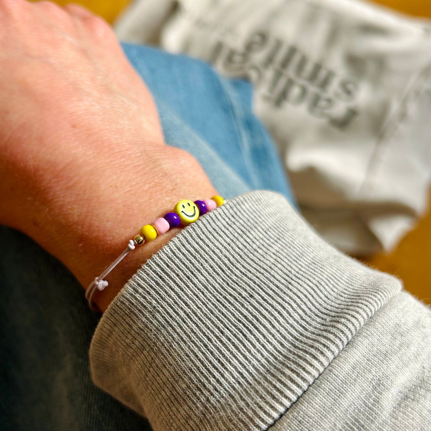 Armband - SMILEY, diverse Farben