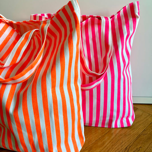 Shopper Neon Streifen, diverse Farben