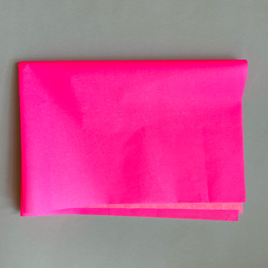 Seidenpapier - uni, neon pink