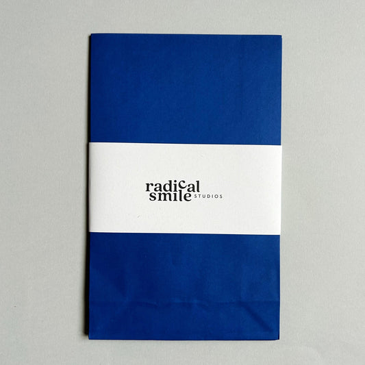 Blockbottombags - uni, cobalt blau