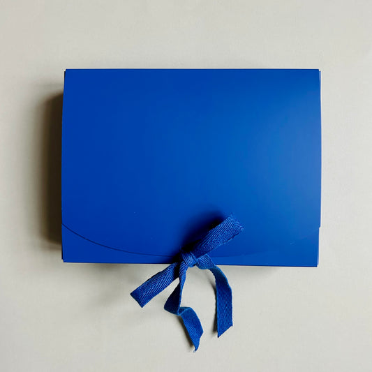 Geschenkbox - uni, cobalt blau
