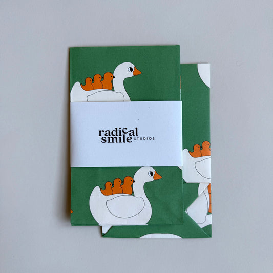 Blockbottombags - Schwan