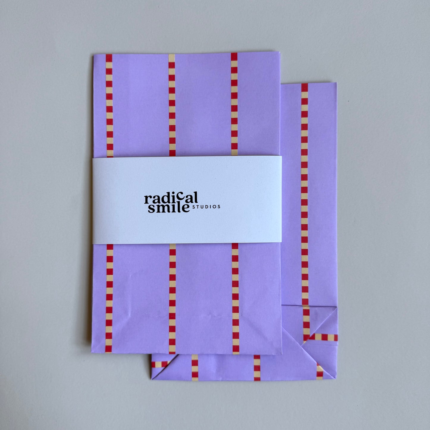 Blockbottombags - Streifenmuster