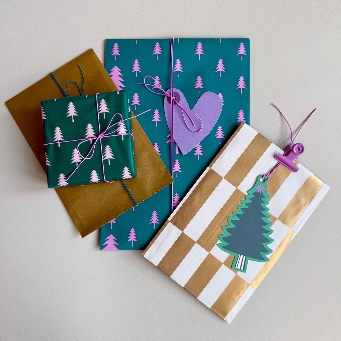 Geschenkanhänger - Set, Weihnachtsbaum