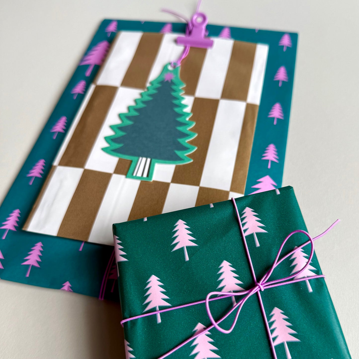 Geschenkanhänger - Set, Weihnachtsbaum