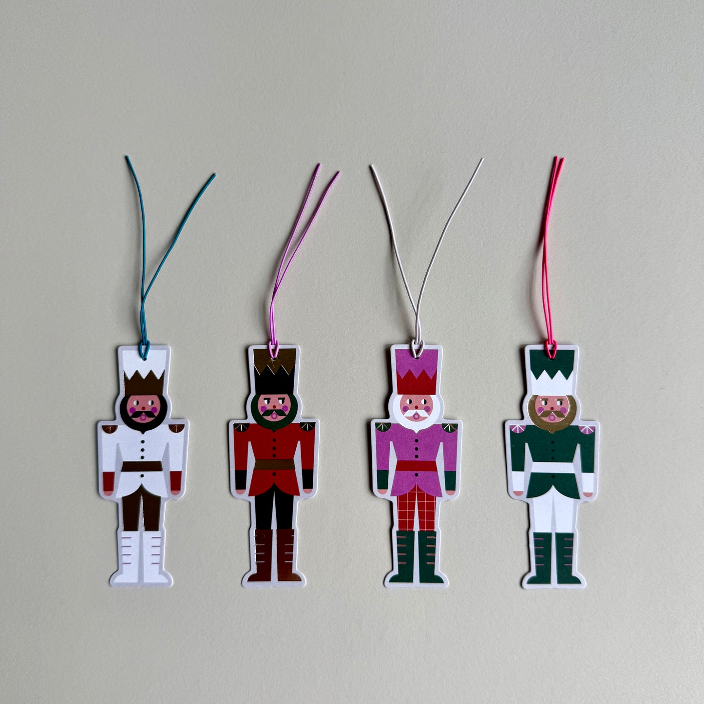 Geschenkanhänger - Set, Nussknacker