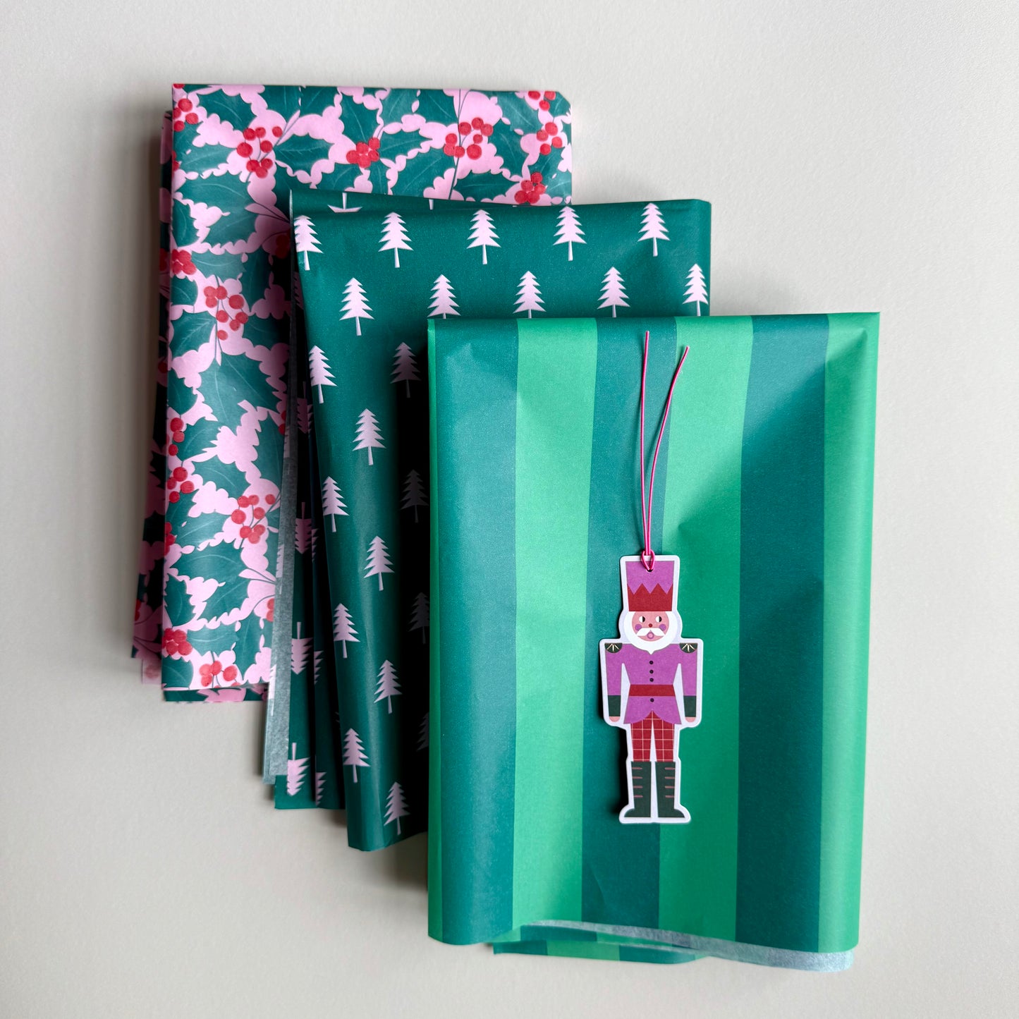 Geschenkanhänger - Set, Nussknacker
