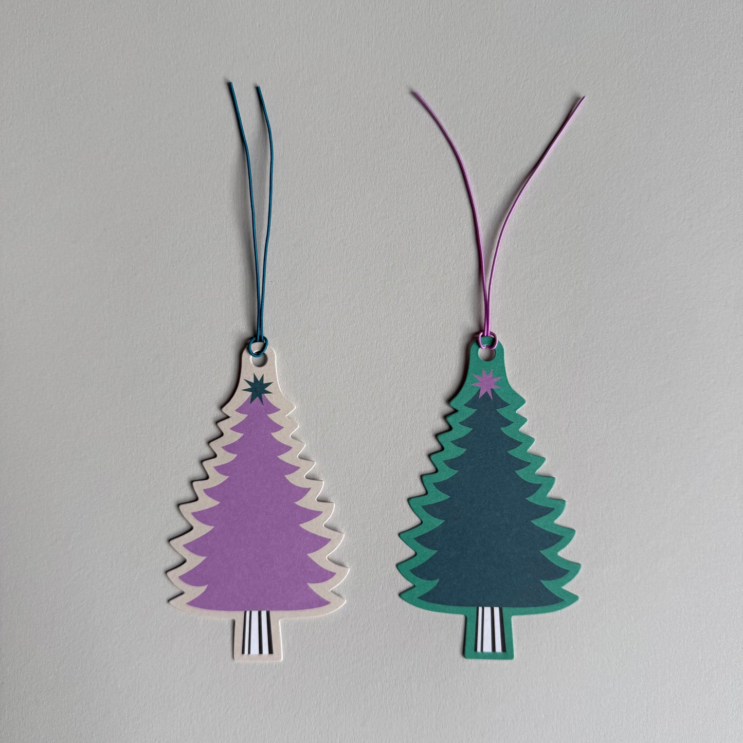 Geschenkanhänger - Set, Weihnachtsbaum