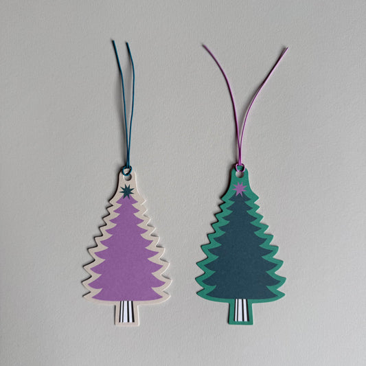 Geschenkanhänger - Set, Weihnachtsbaum