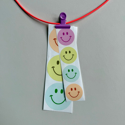 Sticker Set - Smiley Mix - pastell