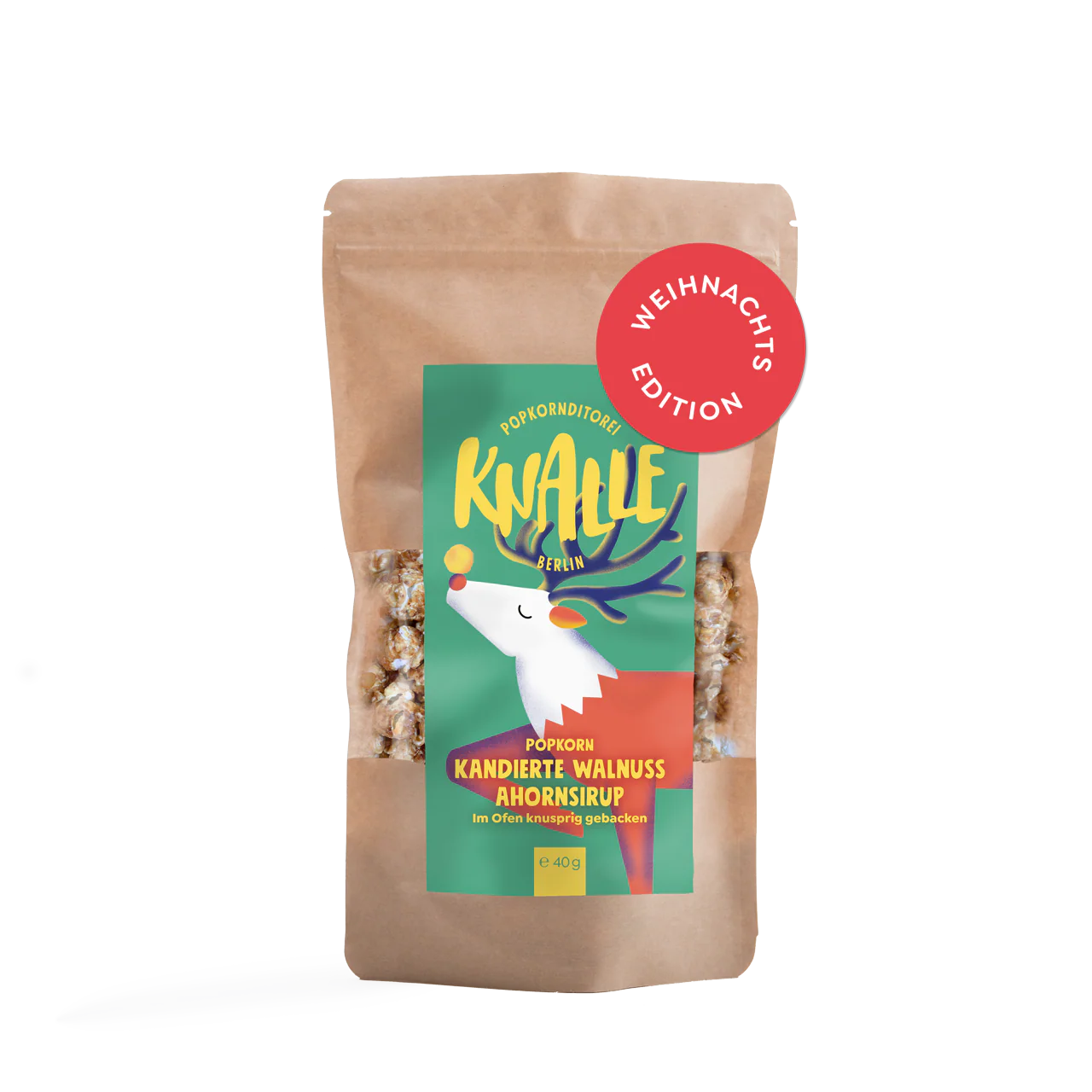 Knalle Popcorn - Weihnachtliche Sorten, 40 g