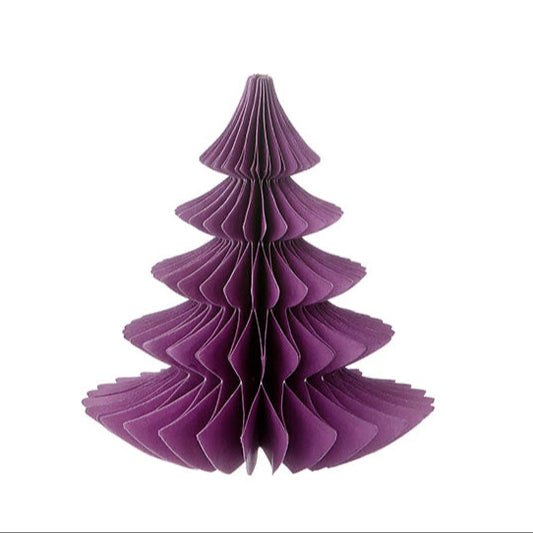 Weihnachtsbaum - Wabenpapier, plaume