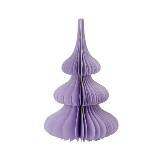 Weihnachtsbaum - Wabenpapier, flieder