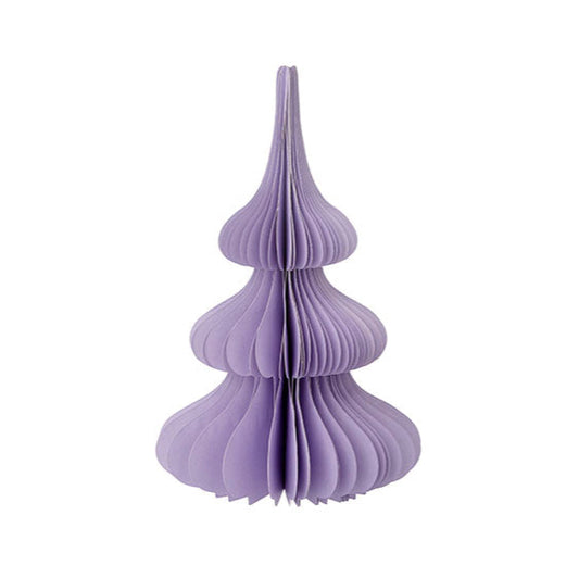 Weihnachtsbaum - Wabenpapier, flieder