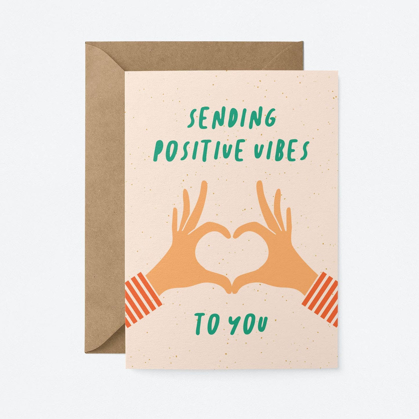 Klappkarte - Positive Vibes