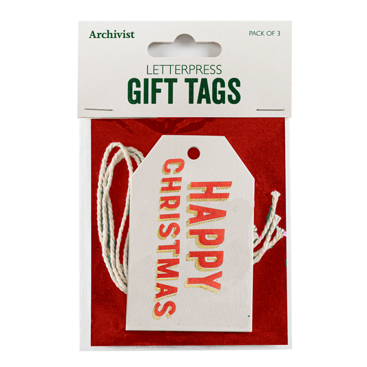 Geschenkanhänger Set - Happy Christmas