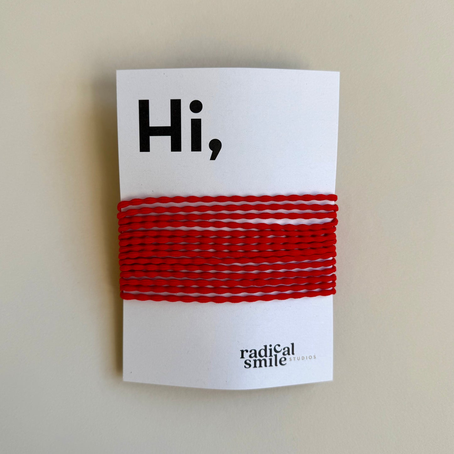 Geschenkband elastic - wellig