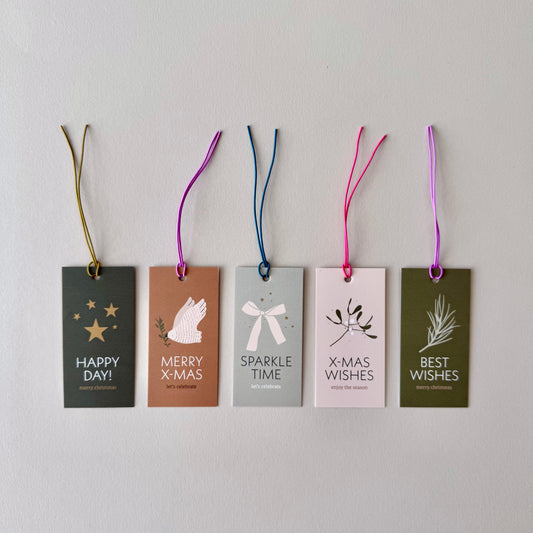 Geschenkanhänger - Set, X-Mas