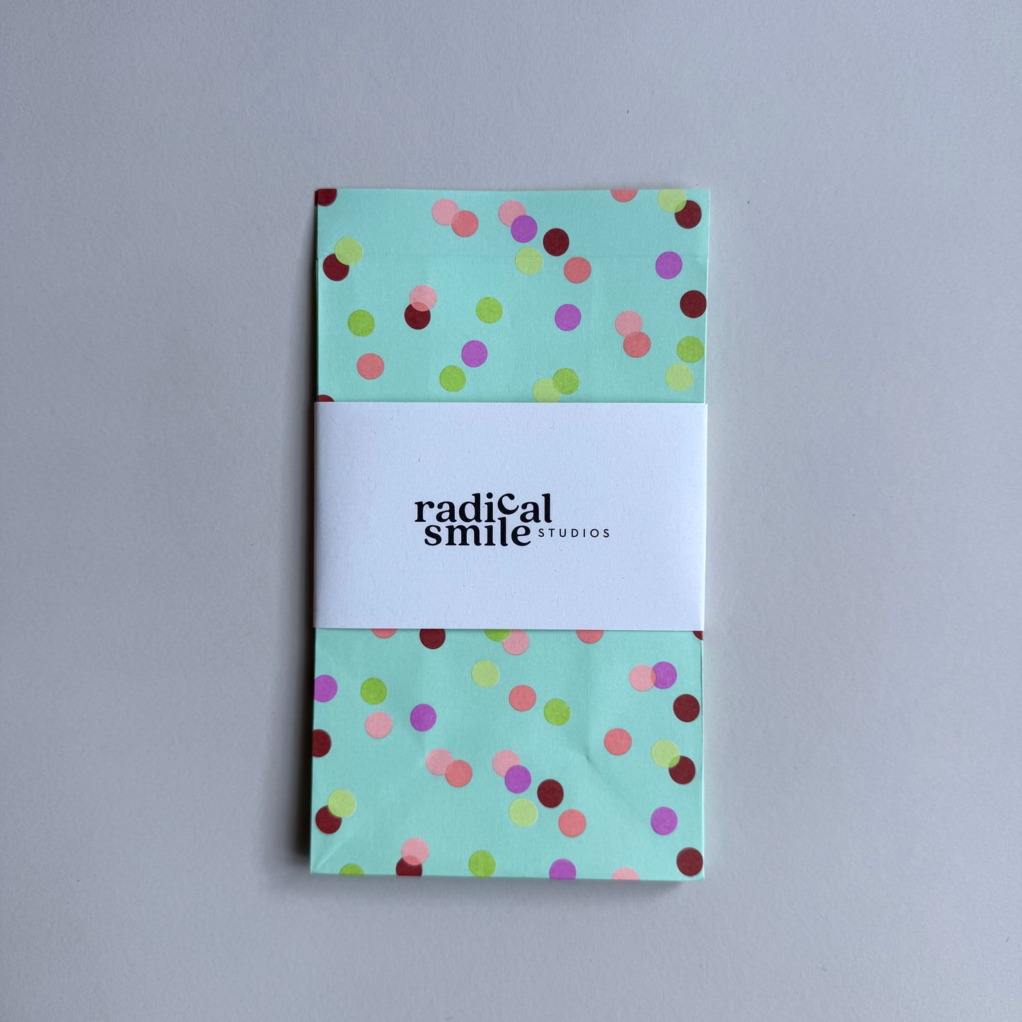 Blockbottombag - Konfetti, mint