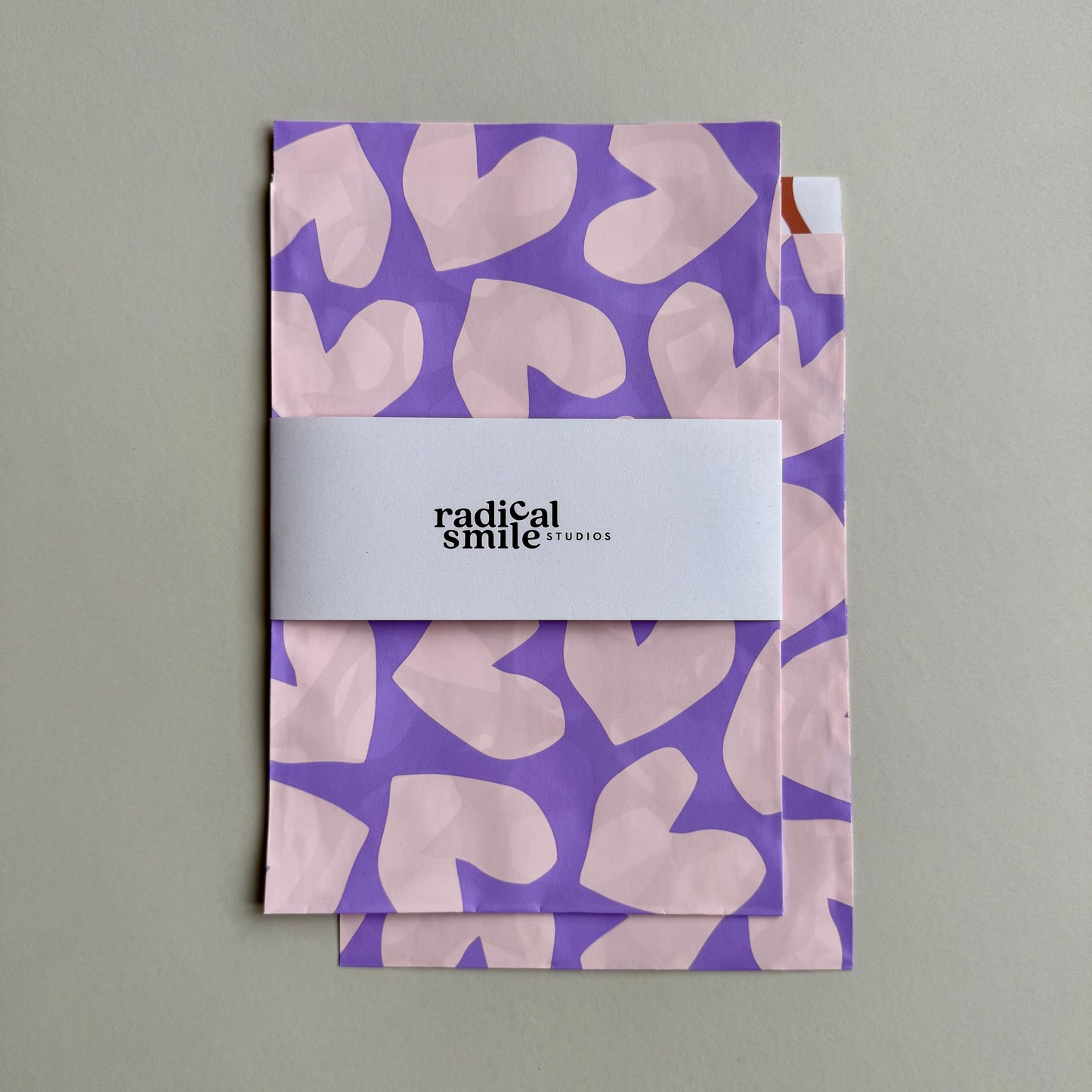 Flatbags - Herzen, lila