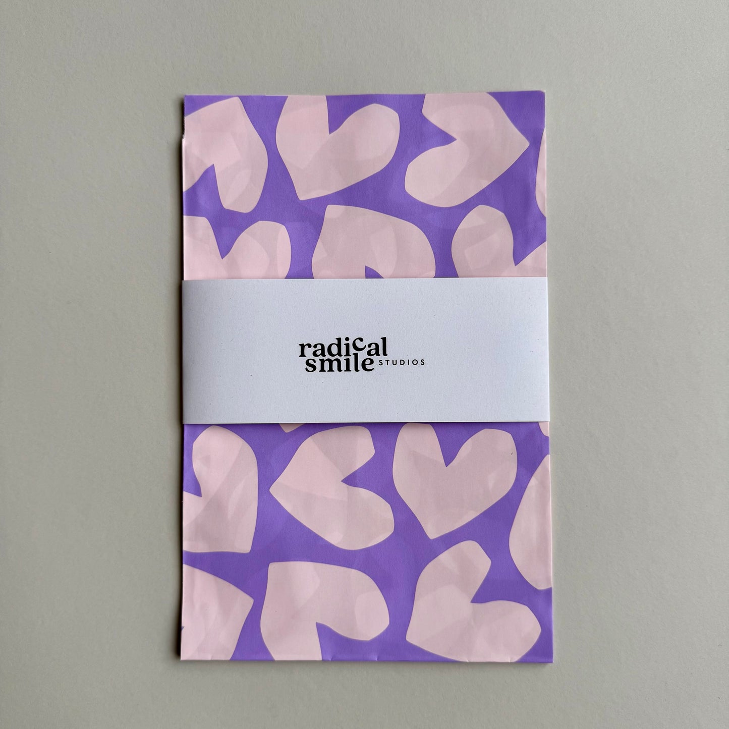 Flatbags - Herzen, lila