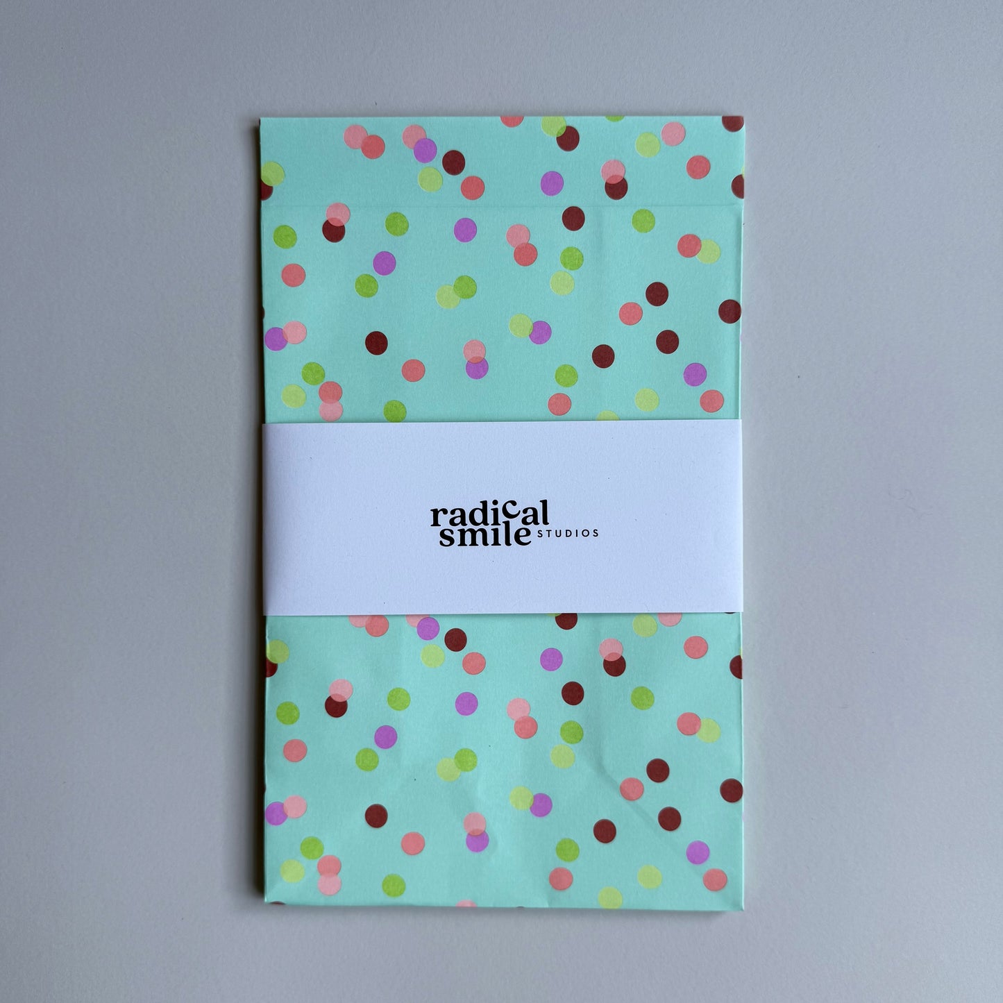 Blockbottombag - Konfetti, mint