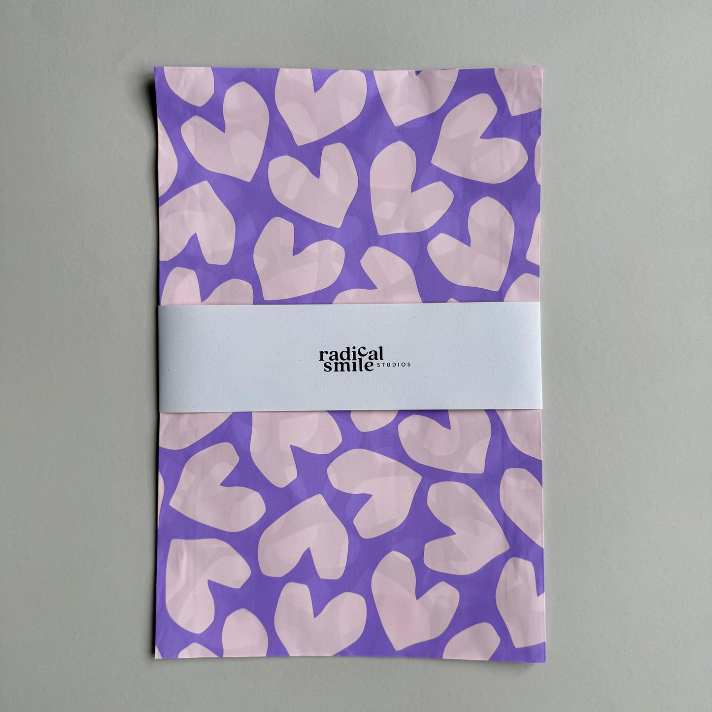 Flatbags - Herzen, lila