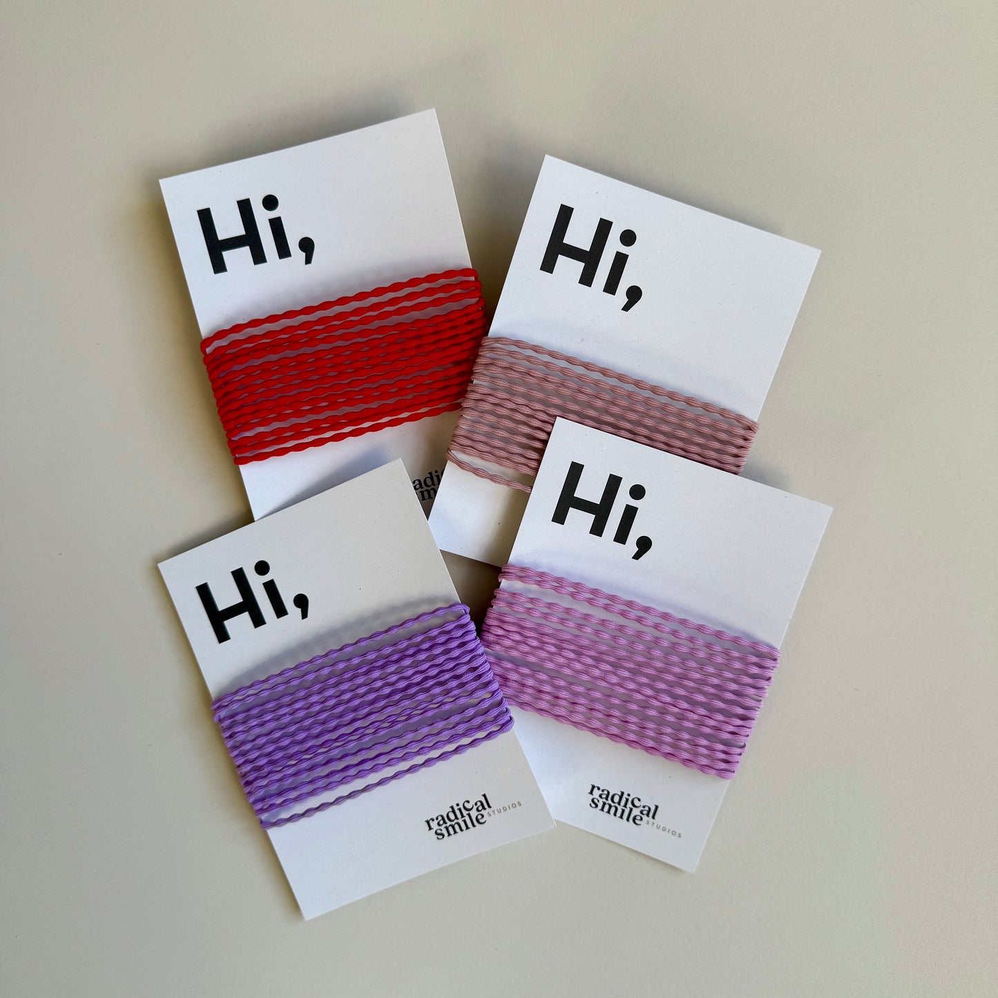 Geschenkband elastic - wellig