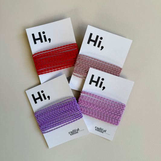 Geschenkband elastic - wellig