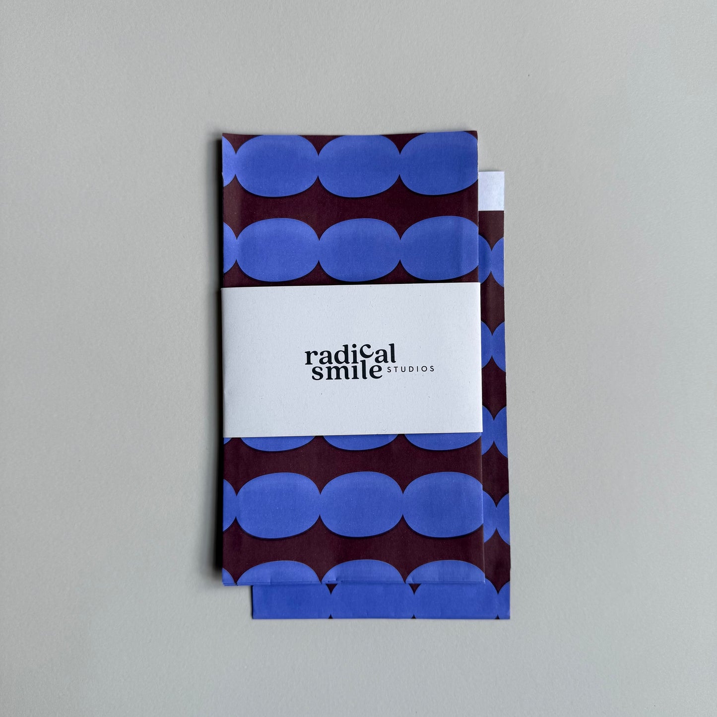 Flatbags - Dots, blau/aubergine